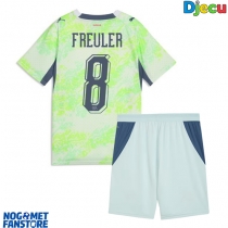Švicarska Remo Freuler #8 Gostujuci Dres za djecu SP 2026 Kratak Rukav (+ Kratke hlače)